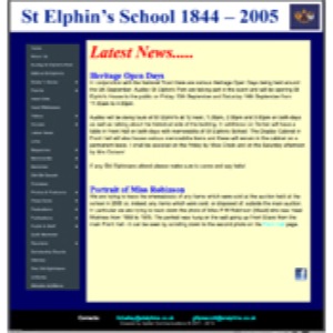 St Elphin's School home page